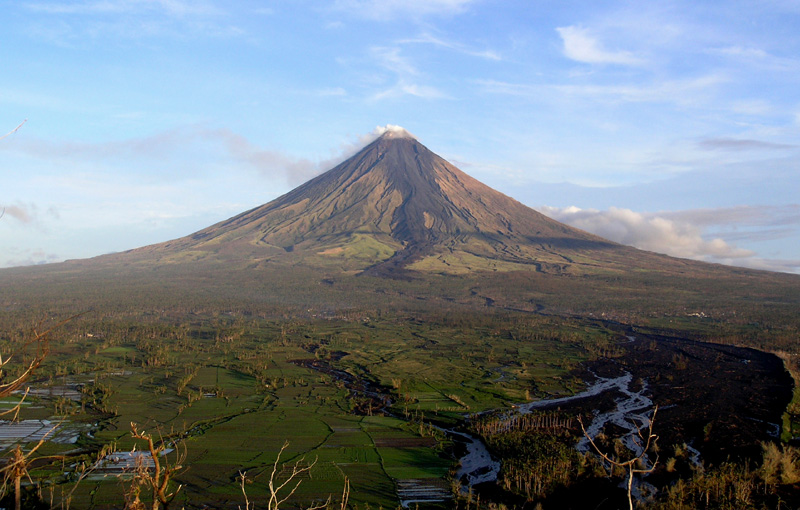 Mayon Volcano in Albay, Philippines