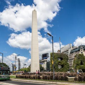 Obelisco de Buenos Aires.