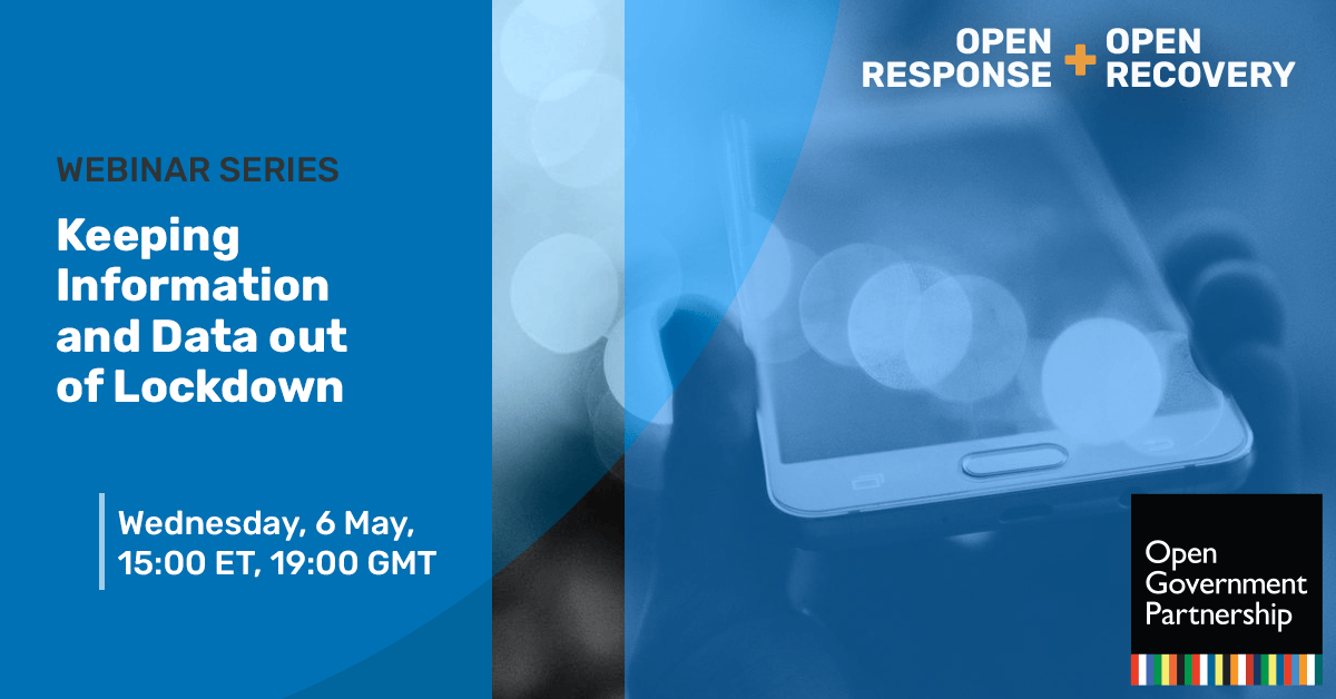 Open Response + Open Recovery: Keeping Information and Data out of Lockdown