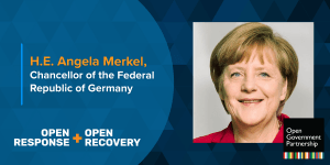 Tarjeta de cotización de Angela Merkel UNGA