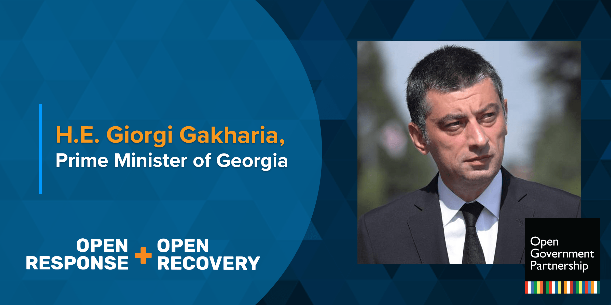 Georgian Prime Minister Giorgi Gakharia Addresses the OGP Virtual Leaders Summit