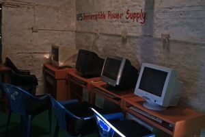 Computer room at Shreeshitalacom Lower Secondary School. Kaski, Nepal