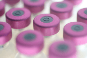 Vaccins avec capuchon rose