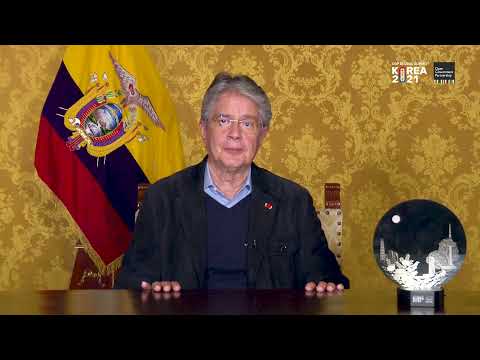 Presidente Guillermo Lasso Mendoza de Ecuador Participa en la Cumbre Global de OGP