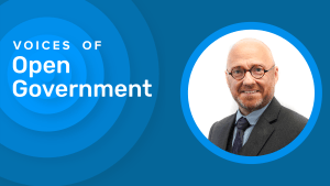 Voices of Open Gov – Bannière – Ministre Patrick Harvie