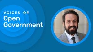 Voces del Gobierno Abierto – Erfan Erzaz Banner