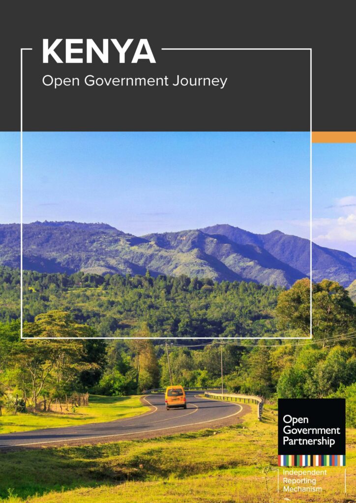 Kenya open gov journey cover