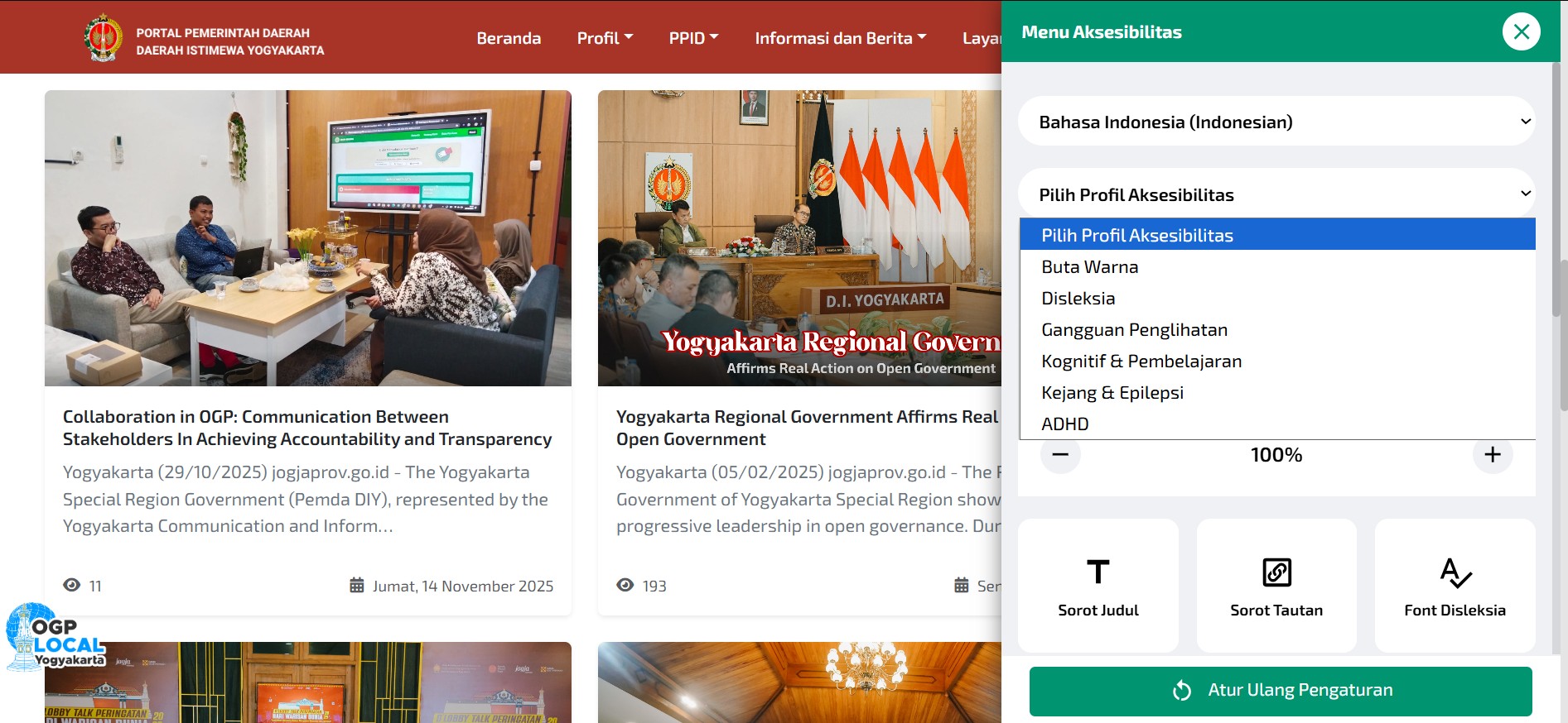 Informe inicial – Plan de acción – Yogyakarta, Indonesia, 2024-2027